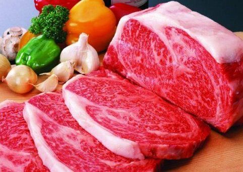 carne para aumentar la potencia