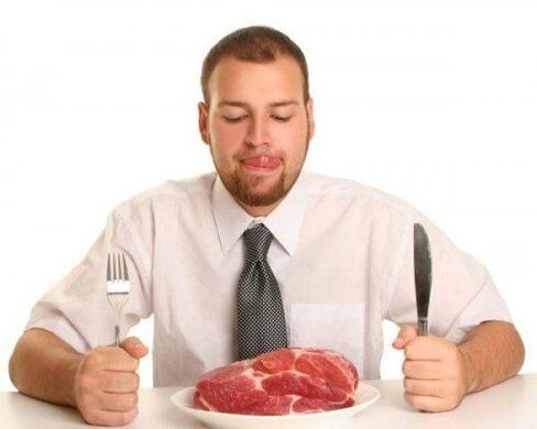 la carne tiene un efecto positivo en la potencia